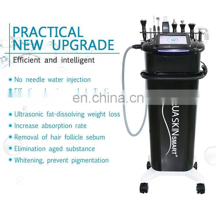 9 in 1 Multifunctional diamond microdermabrasion aqua peel machine RF Lifting skin rejuvenation skin lightening