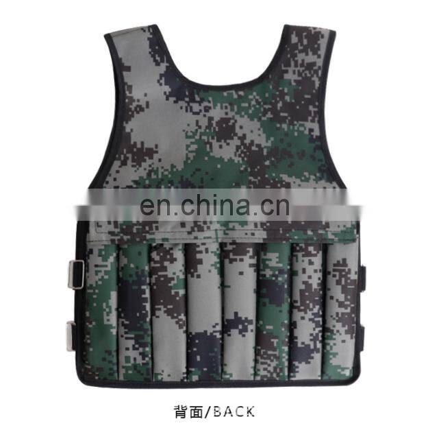 2021 Weight vest running sandbag male fitness exercise training adjustable weight invisible ultra-thin army vest sand vest
