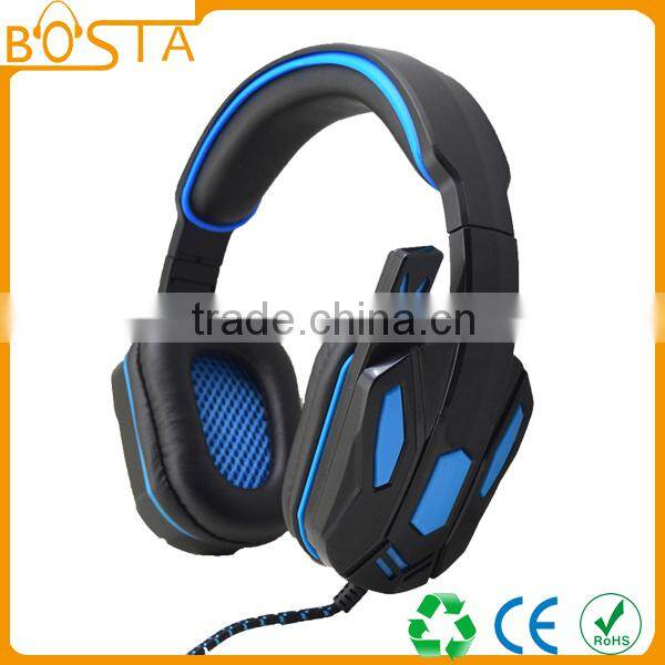 Stereo stylish fashion fancy cool colorful cheap gaming headphones for pc