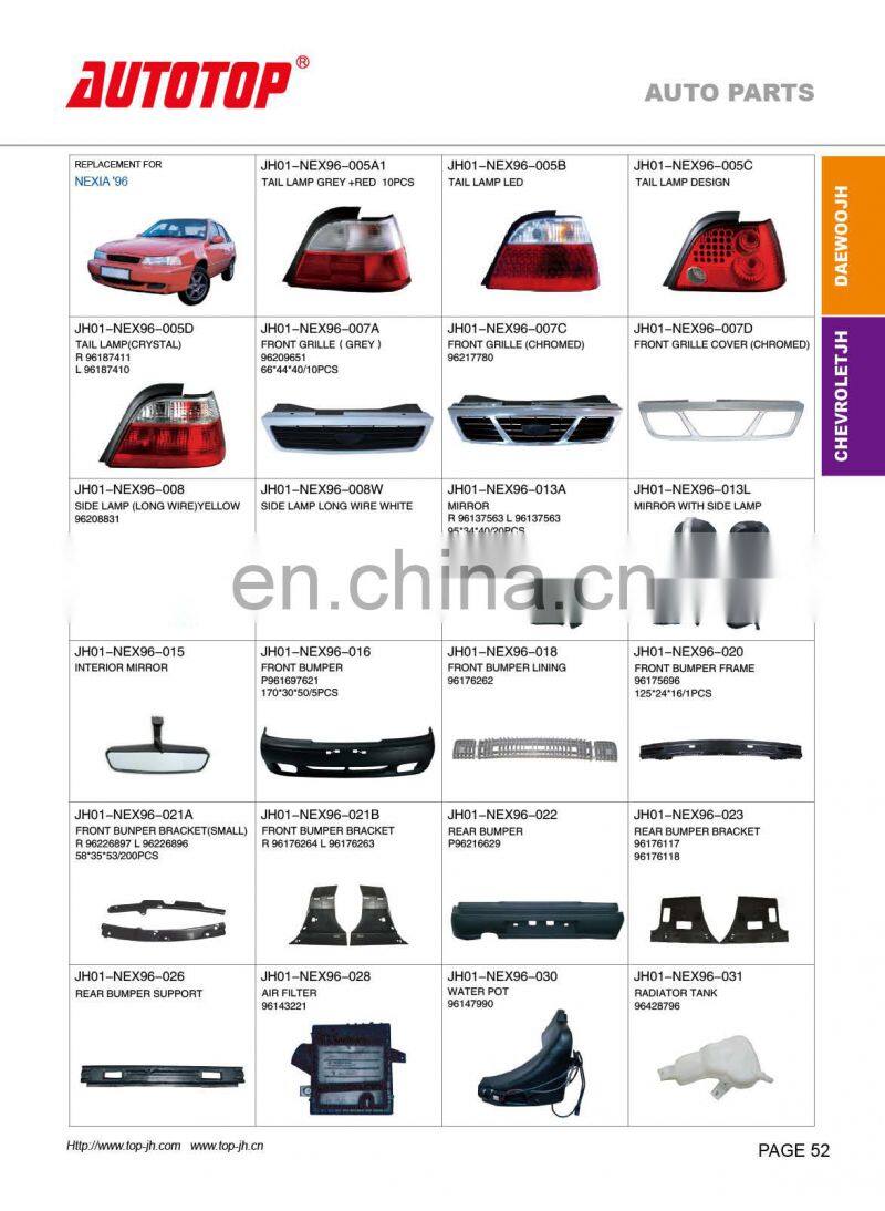 CARVAL/JH/AUTOTOP AUTO PARTS FOR DAEWOO NEXIA 1996