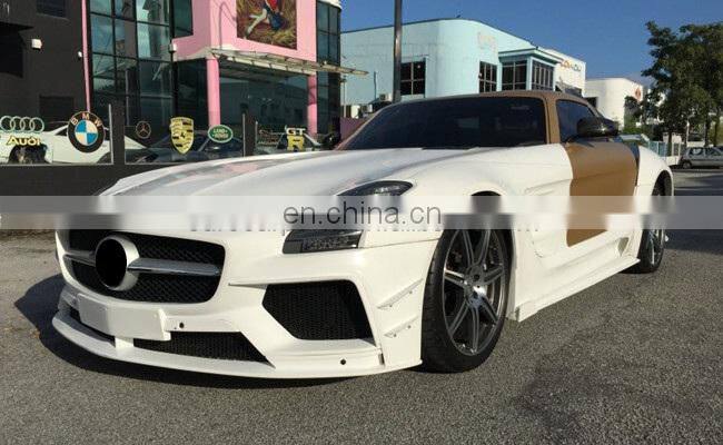 sls body kits for MB SLS-class W197 all year to SLS black series body kits FRP full set