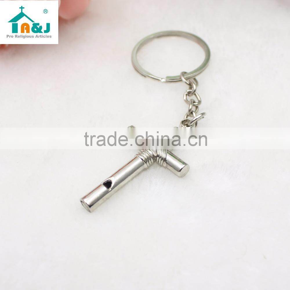Cross Whistle Keychain