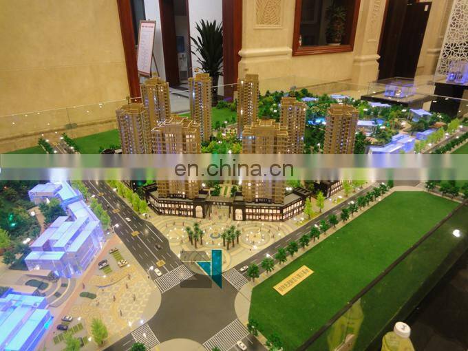 Small resort &hotel model for exhibition , miniature scale model