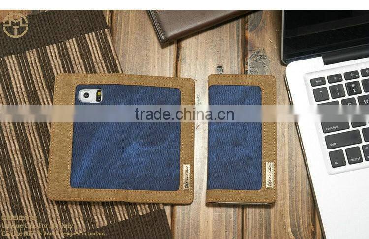 Wholesale bulk flip case cover for samsung galaxy s6edge cases