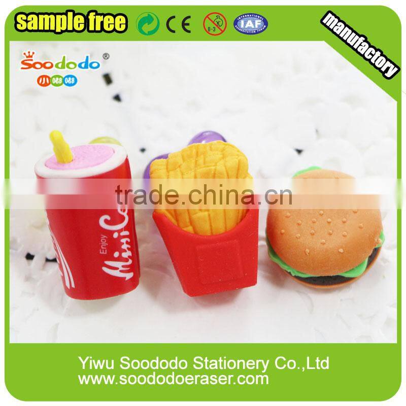 Car shaped eraser for stationery