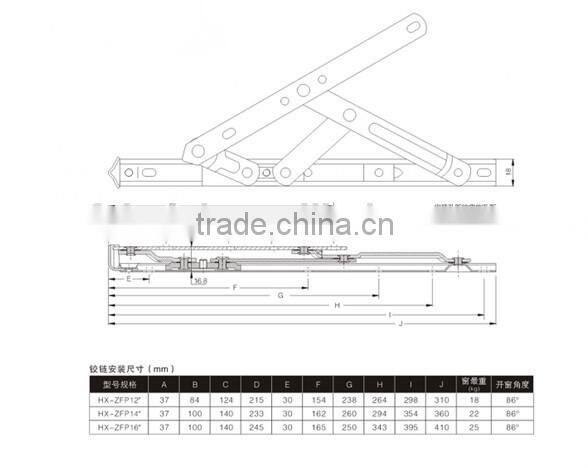 HFP18 good quality cheap friction hinge