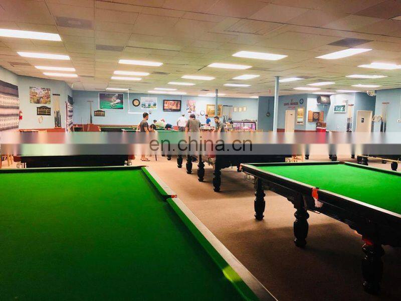 Manufacturers sell the latest 9-foot/12-foot adult standard snooker table, commercial marble pool table tennis combo