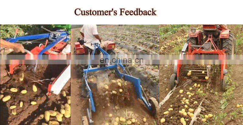 Tractor mounted Peanut / Carrot / Cassava / Garlic / Ginger / Single Row Potato Harvester Machinery Small Sweet Potato