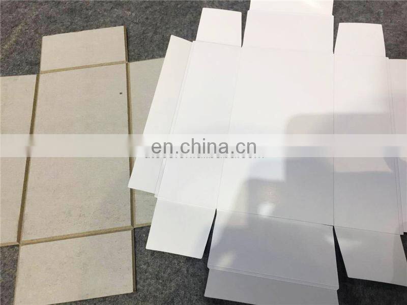 BG1200 hand feed rigid gift plywood paper board box grayboard v notch groove slotting Machine equipment