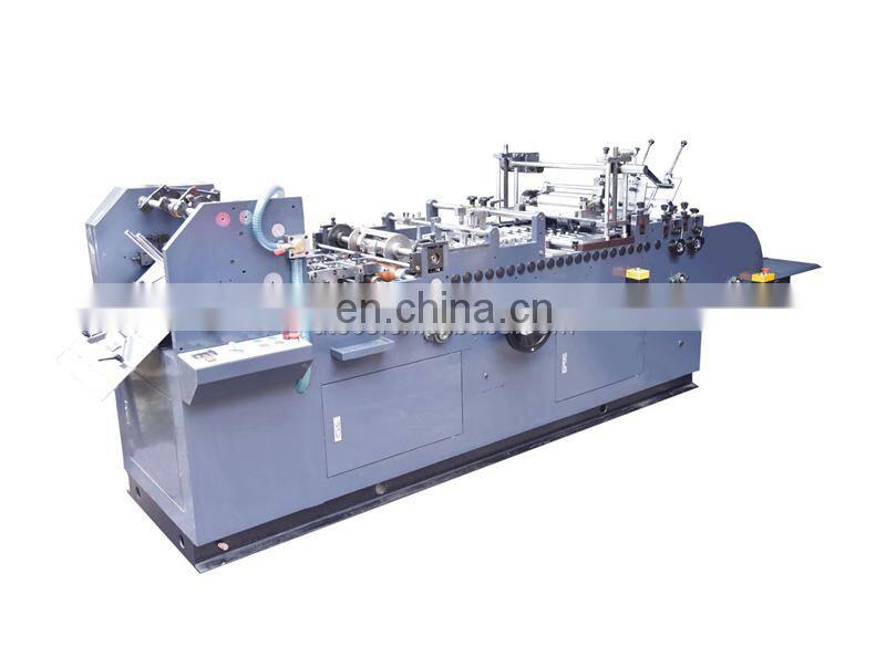 ZF80 Automatic Zig zag Lens Paper Envelope Making Machine, M Fold Glass Bag Folding and Gluing Equipment