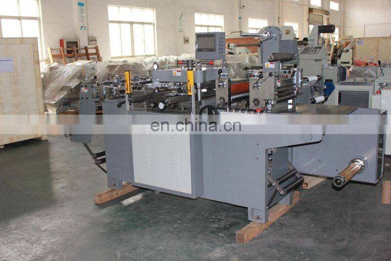 Label Adhesive Paper Cup Film Sticker Platen Flat Bed Cutter Automatic Press Die Cutting Punching Creasing Hot Foil Stamping Mac