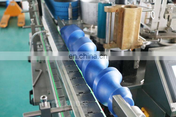 Automatic beer round glass bottle with water proof paper label cold wet glue labeling machine for beverage industry