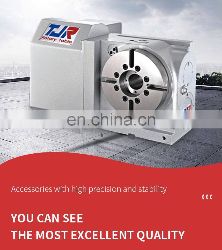 High precision oil brake four axis turntable nc machine vertical and horizontal 4 axis rotary table