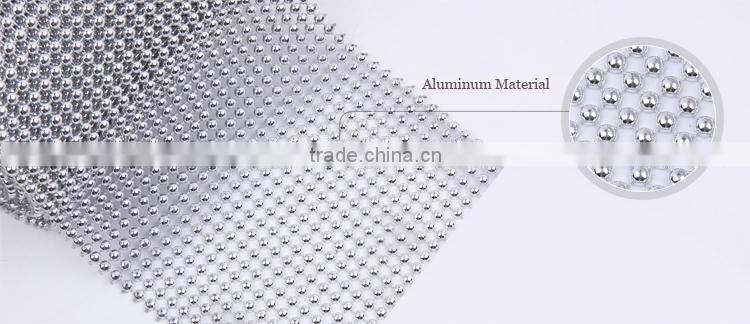 24 Rows Plastic Silver Mesh for Home Funiture Decoration