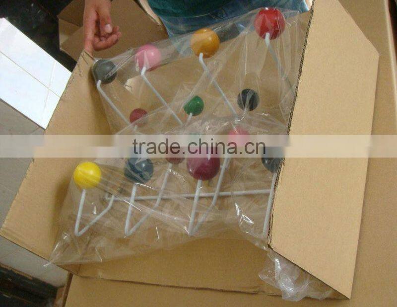 Living room decorative hang it all iron coat rack