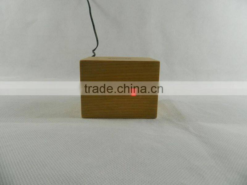 WL0421T Nature Material LED Digital Snooze Indoor Resin Clock