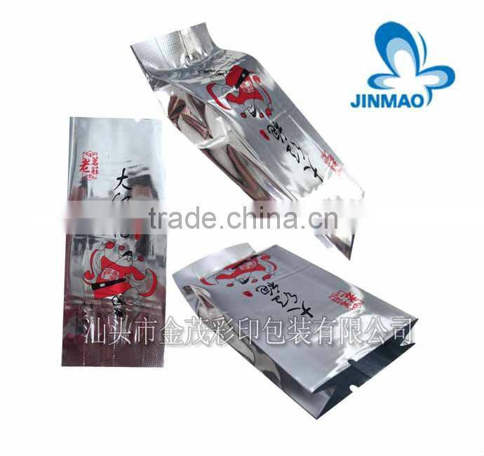 Food grade plastic bag for tea packaging