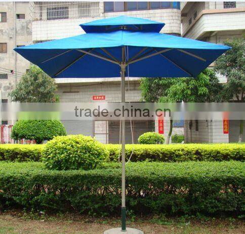 Leisure Furniture UV proof outdoor set bule color cheap price patio umbrella