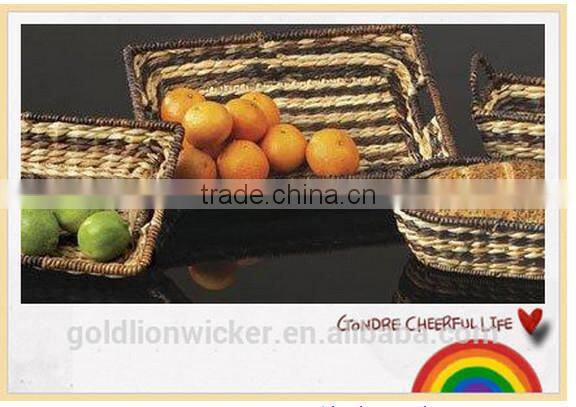 sea-grass leaf trays,wicker tray wholesale,maple leaf shape tray