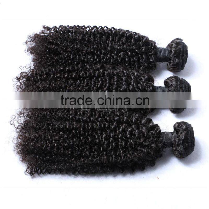 Full cuticle kinky baby curl sew in hair weave, can change color and texture, have in stock could do fast delivery