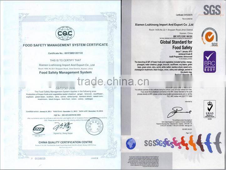 IQF frozen Strawberries diced