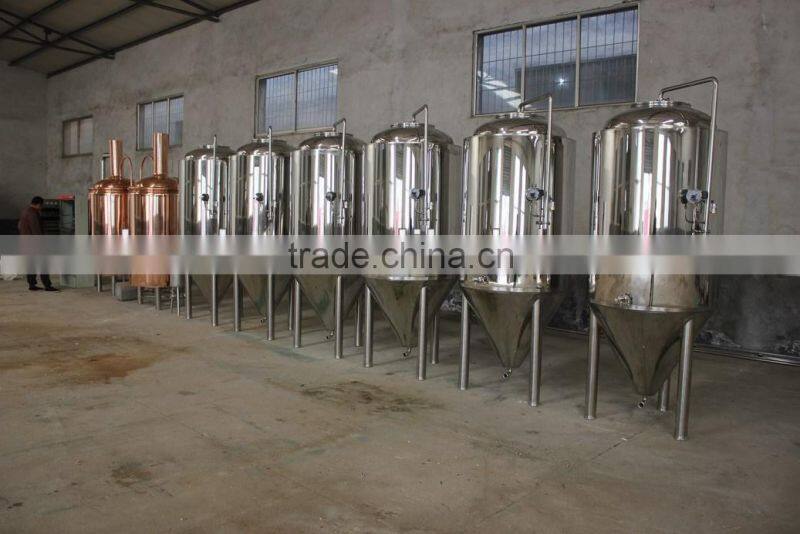 Large Beer brew machine / Draft Beer brewery equipment, beer brewing device and plants