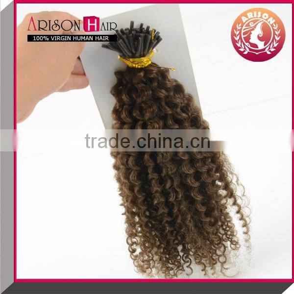 100% Remy Brazilian virgin hair I tip hair extension