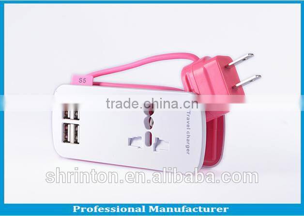 5V 4.2A 4 port USB travel charger. home charger with CE FCC Rohs