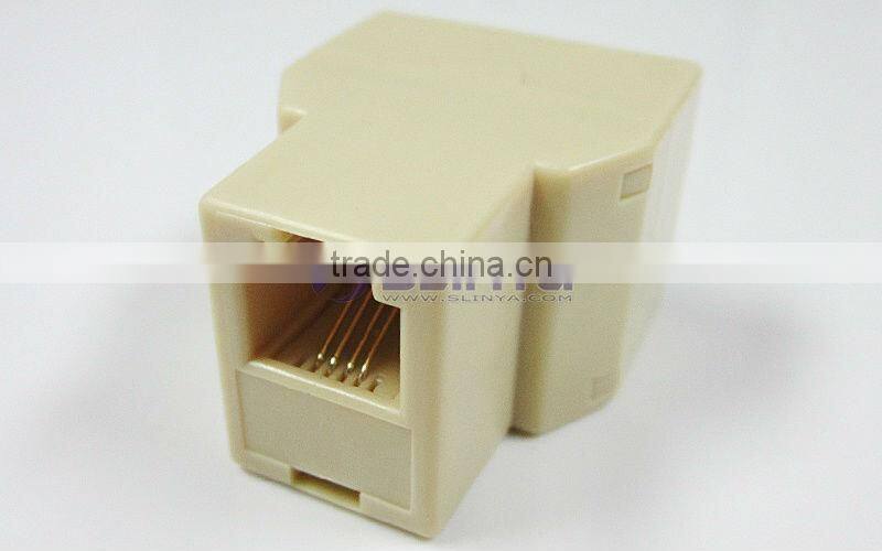 Adapter rj11 to jack RJ11 Modular Telephone Adapter Female to Female