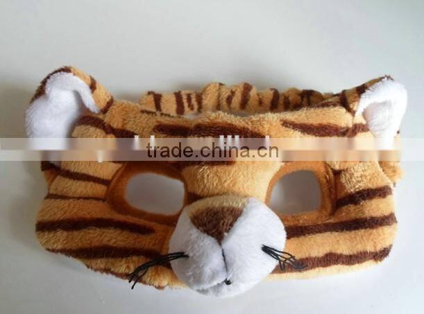China hot new design factory direct sales plush animal masks/ animal face masks