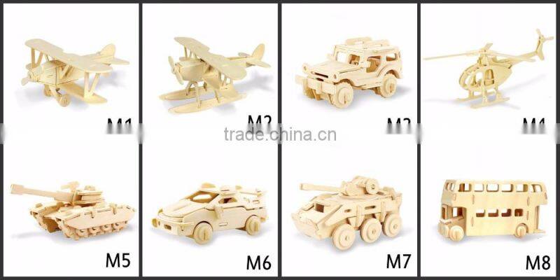 3D DIY Wooden Toys Wooden Model Kit