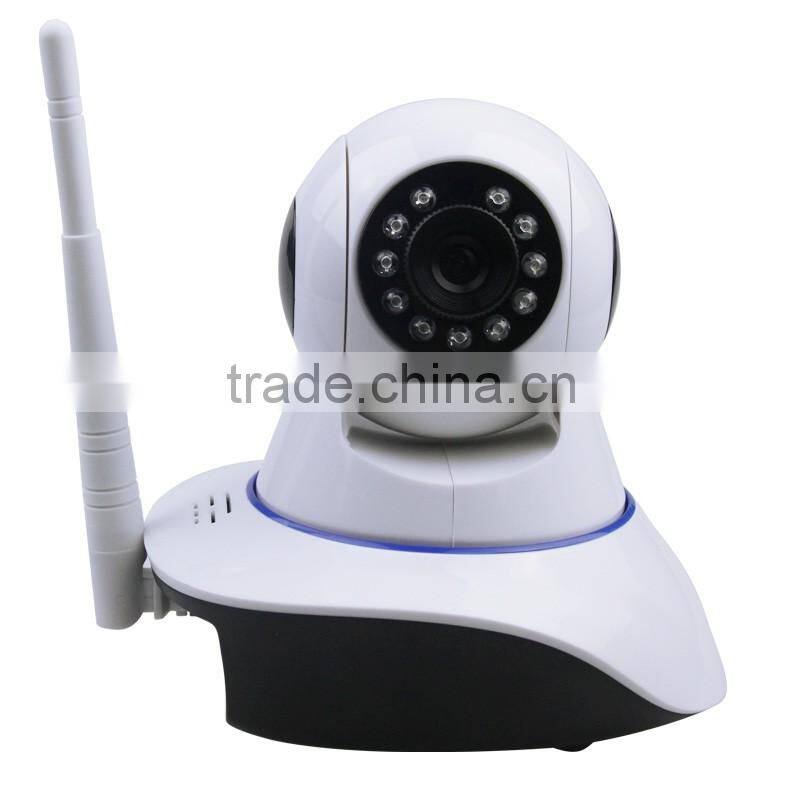 Hot sale smart home security ip camera, wireless Wifi alarm function IP camera