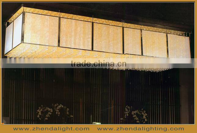 rectangular shape Bar top glass chandelier light&ceiling decoration light