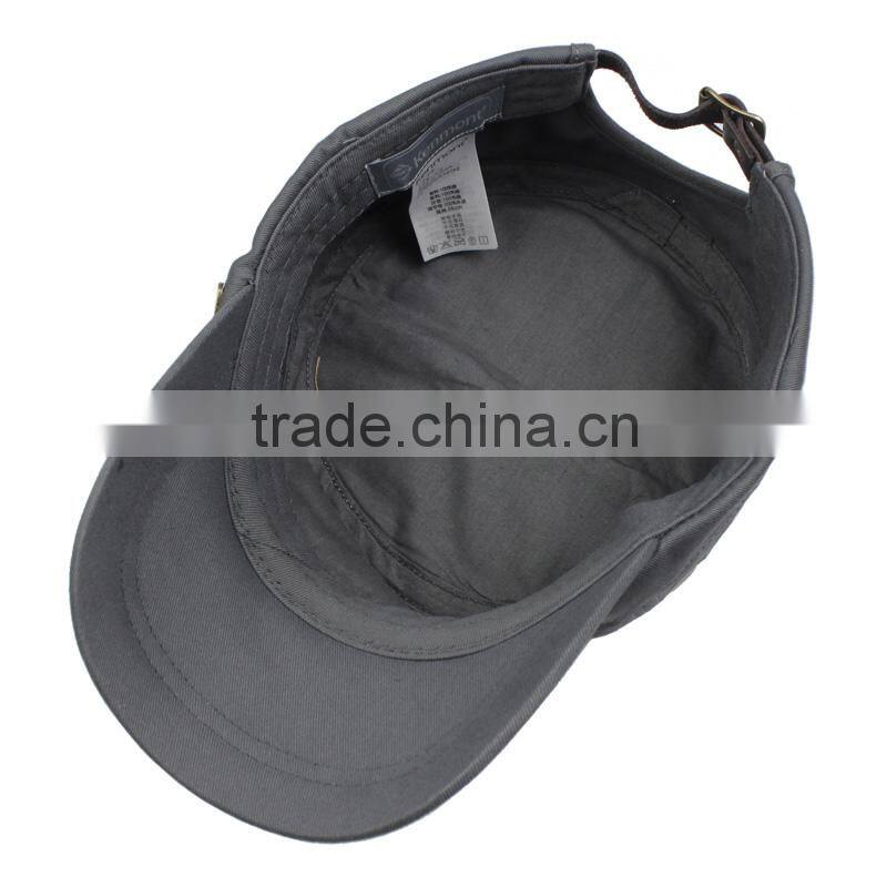 Kenmont custom flat top leaden compectitive military style caps for men