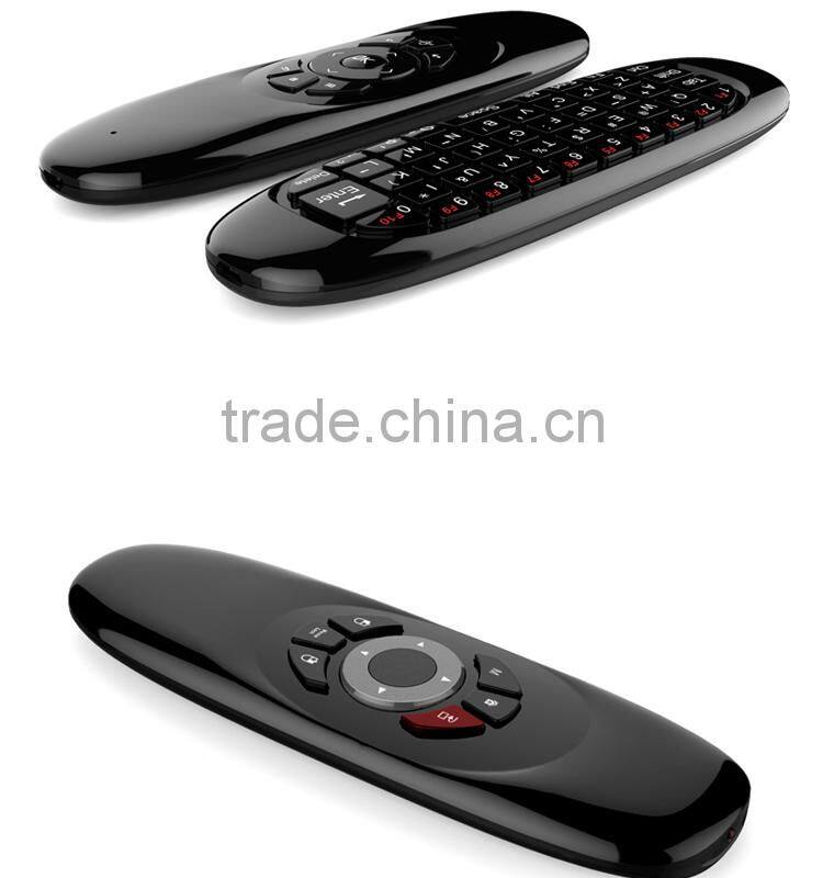 Double sided air mouse with IR learning function