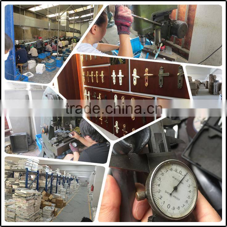 door lock and door handle for wooden door design home D-111 AB