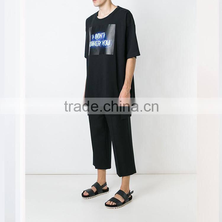 2016 Guangzhou Hongxiong OEM customized short sleeves plus size fashionable men spring summer high quality new style men t-shirt