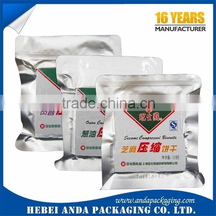 Aluminum Foil Laminated Material Cereal Bar Packaging Bag