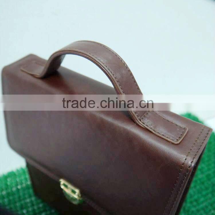 100% Genuine Leather Handbag Men Messenger Bags In Men's Totes