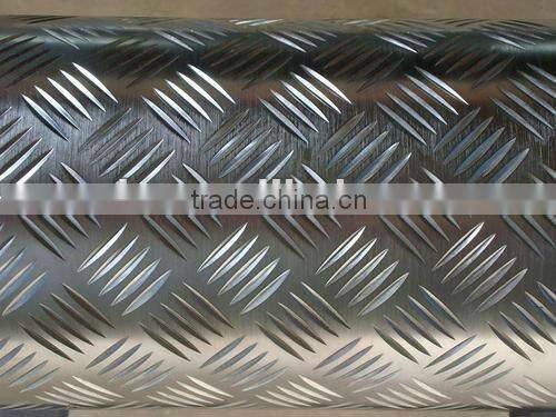 One Bar Embossed Aluminum Sheet ( Diamond Treatment Aluminum Sheet)