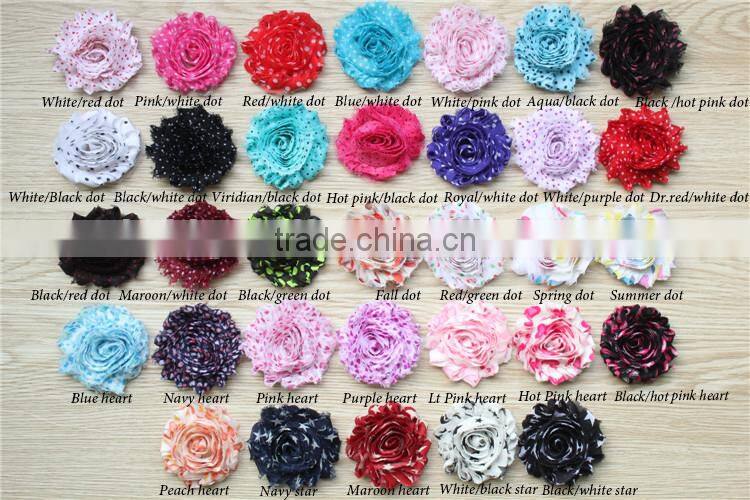 Cute Clover Chiffon Shabby Trim,Shabby Chic Flower