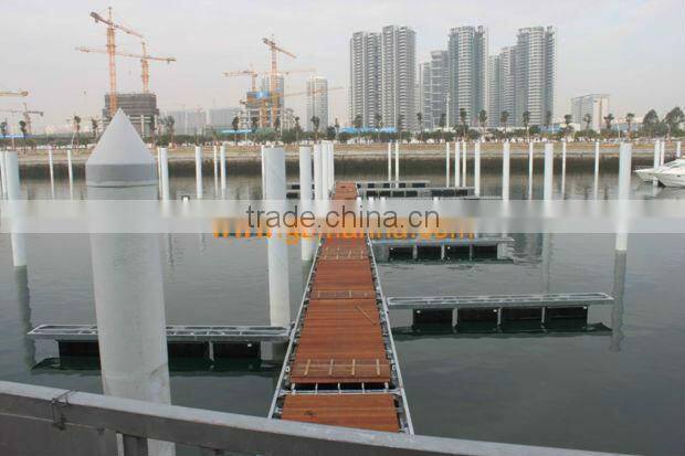 Marina plastic pile cap for floationg dock