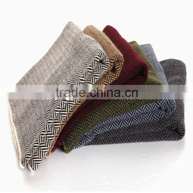 Exquisite Striped Scarf Used in Winter