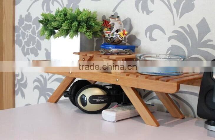 Bamboo 2-tier Folding Rack