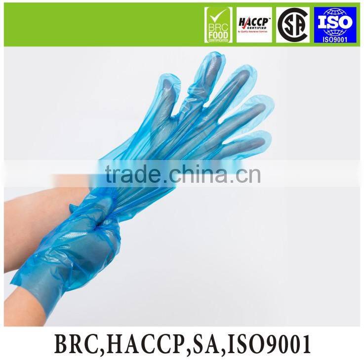 Good quality disposable plastic PE gloves