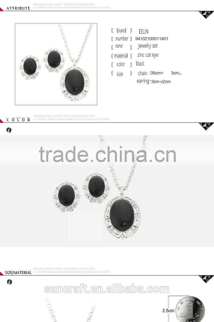 high end fashion wholesale indian black opal jewelry for lady