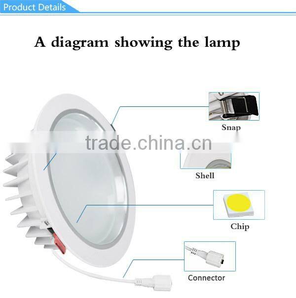 8 inch LED Downlight, 32W replacent Downlight led, TUV/CE listed retrofit kit