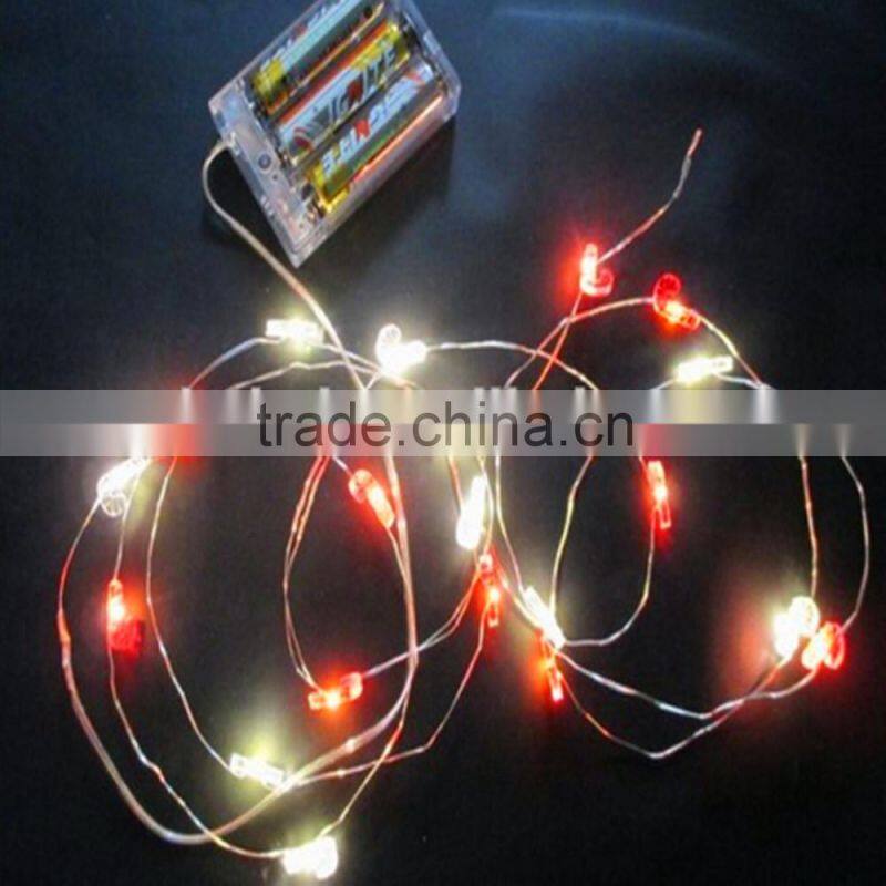 Led battery powered string lights