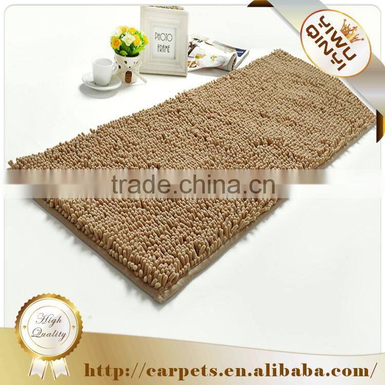 Chinese unique shaggy chenille heart shape carpet-QY / shaggy carpet