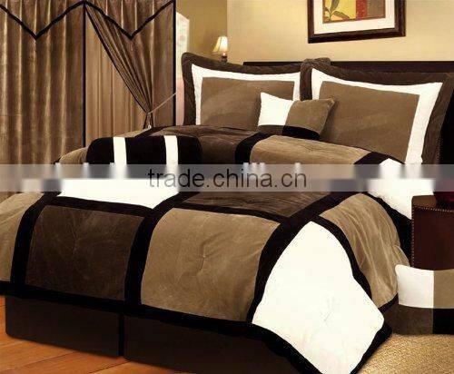 Bedding set supplier cheap top quality multi-color comforter bdding set